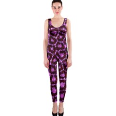 Cheetah Bling Abstract Pattern  Onepiece Catsuit by OCDesignss