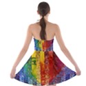 Conundrum I, Abstract Rainbow Woman Goddess  Strapless Dresses View2