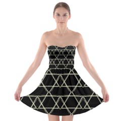 Star Of David   Strapless Dresses by SugaPlumsEmporium