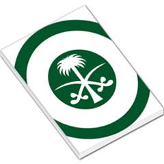 Roundel Of The Royal Saudi Air Force Large Memo Pads by abbeyz71
