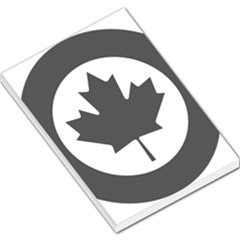 Low Visibility Roundel Of The Royal Canadian Air Force Large Memo Pads by abbeyz71