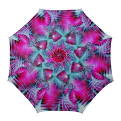 Ruby Red Crystal Palace, Abstract Jewels Golf Umbrellas by DianeClancy