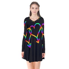 Love Is Love Flare Dress by Valentinaart