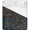 Close Up Code Coding Computer Duvet Cover (California King Size) View1