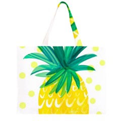 Cute Pineapple Zipper Large Tote Bag by Brittlevirginclothing