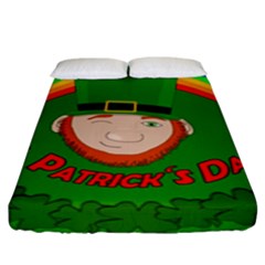 St  Patrick s Day Fitted Sheet (king Size) by Valentinaart