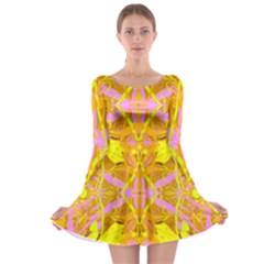 Yellow Brick Road Long Sleeve Skater Dress by AlmightyPsyche