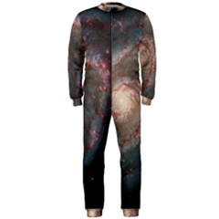 Whirlpool Galaxy And Companion Onepiece Jumpsuit (men)  by SpaceShop