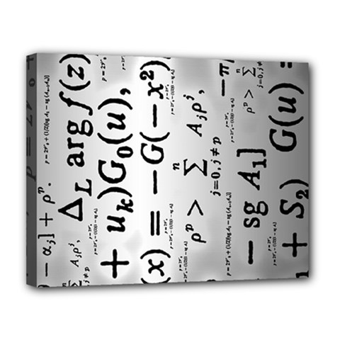 Science Formulas Canvas 14  X 11  by Simbadda