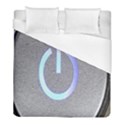 Close Up Of A Power Button Duvet Cover (Full/ Double Size) View1