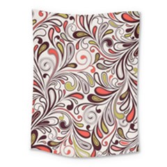 Colorful Abstract Floral Background Medium Tapestry by TastefulDesigns