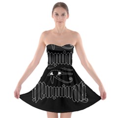 Illuminati Strapless Bra Top Dress by Valentinaart