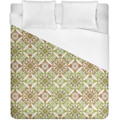 Colorful Stylized Floral Boho Duvet Cover (california King Size) by dflcprints