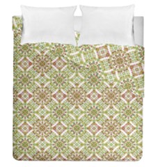 Colorful Stylized Floral Boho Duvet Cover Double Side (queen Size) by dflcprints