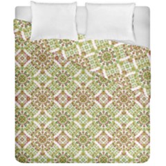 Colorful Stylized Floral Boho Duvet Cover Double Side (california King Size) by dflcprints