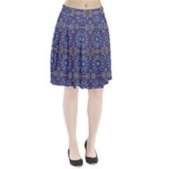 Colorful Ethnic Design Pleated Skirt by dflcprintsclothing