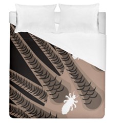 Head Lice Killer Hair Duvet Cover (queen Size) by Mariart