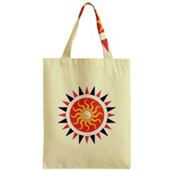 Yin Yang Sunshine Zipper Classic Tote Bag by linceazul