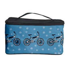 Bicycles Pattern Cosmetic Storage Case by linceazul