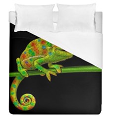 Chameleons Duvet Cover (queen Size) by Valentinaart