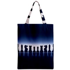 Chess Pieces Zipper Classic Tote Bag by Valentinaart