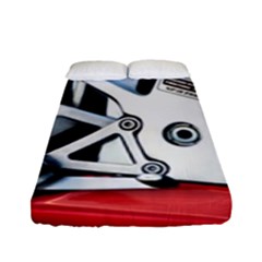 Footrests Motorcycle Page Fitted Sheet (full/ Double Size) by BangZart
