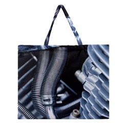 Motorcycle Details Zipper Large Tote Bag by BangZart