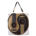 Old And Worn Acoustic Guitars Yin Yang Grocery Tote Bag View1