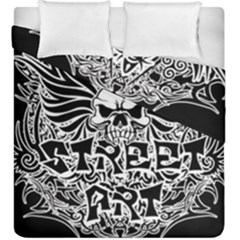Tattoo Tribal Street Art Duvet Cover Double Side (king Size) by Valentinaart