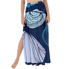 Mega Menu Seashells Maxi Chiffon Tie-up Sarong by Mariart