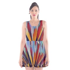 3abstractionism Scoop Neck Skater Dress by NouveauDesign