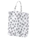 A Lot Of Skulls White Giant Grocery Zipper Tote View2