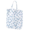 A Lot Of Skulls Blue Giant Grocery Zipper Tote View1
