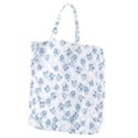 A Lot Of Skulls Blue Giant Grocery Zipper Tote View2