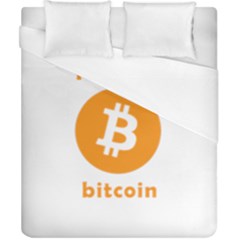 I Accept Bitcoin Duvet Cover (california King Size) by Valentinaart
