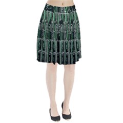 Printed Circuit Board Circuits Pleated Skirt by Celenk