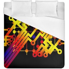 Board Conductors Circuits Duvet Cover (king Size) by Celenk