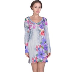 Flower Girl Long Sleeve Nightdress by NouveauDesign