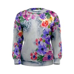 Flower Girl Women s Sweatshirt by NouveauDesign