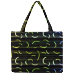 Abstract Dark Blur Texture Mini Tote Bag by dflcprints