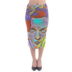 Femm Fatale Midi Pencil Skirt by NouveauDesign