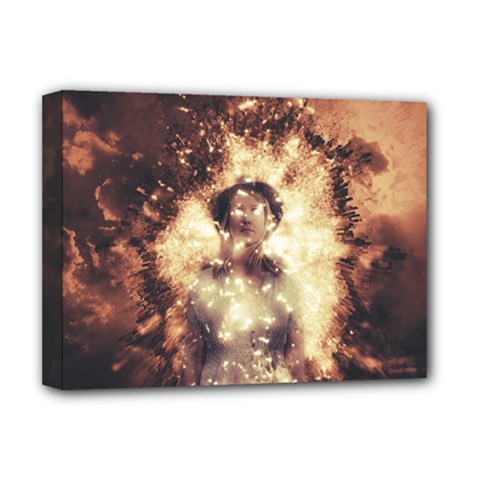 Science Fiction Teleportation Deluxe Canvas 16  X 12   by Celenk