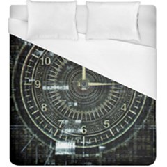 Time Machine Science Fiction Future Duvet Cover (king Size) by Celenk
