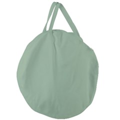 Mossy Green Giant Round Zipper Tote by snowwhitegirl