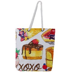 Xoxo Full Print Rope Handle Tote (large) by KuriSweets