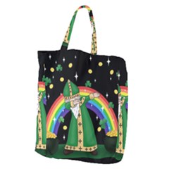  St  Patrick  Dabbing Giant Grocery Zipper Tote by Valentinaart