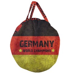 Football World Cup Giant Round Zipper Tote by Valentinaart