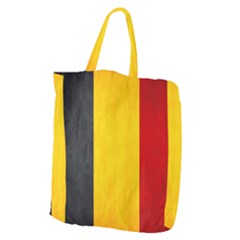 Belgium Flag Giant Grocery Zipper Tote by Valentinaart