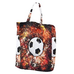 Football  Giant Grocery Zipper Tote by Valentinaart