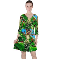 Coral Tree 2 Ruffle Dress by bestdesignintheworld